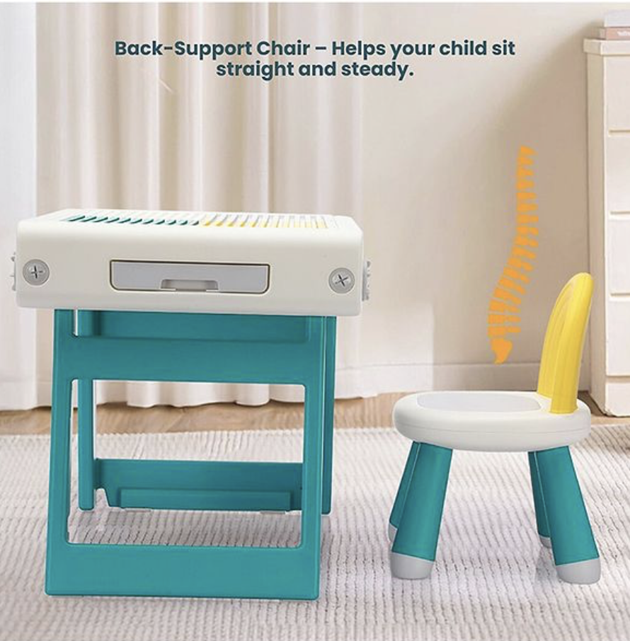 NEW toddler play and study table chair set India